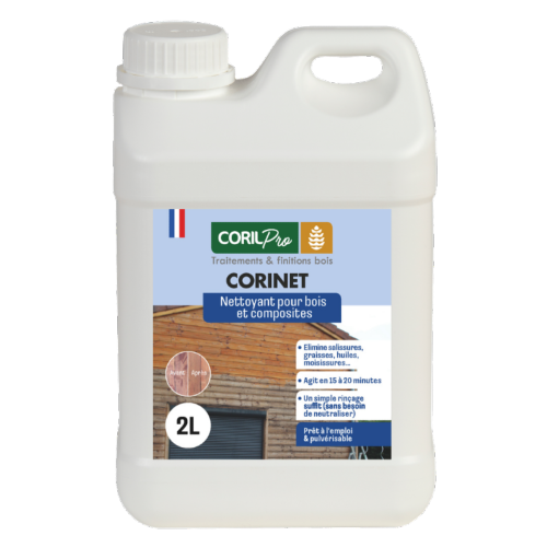 CORIL Nettoyant dégraissant pour bois et composites CORINET 2L