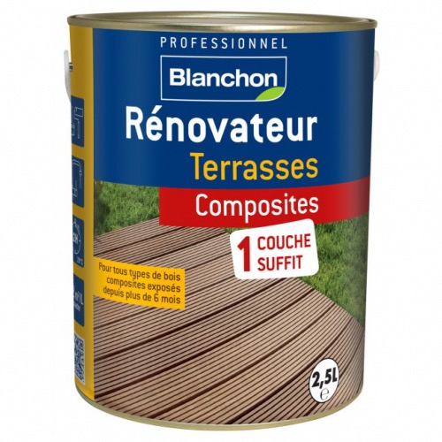 Rénovateur terrasses bois composites BLANCHON 2,5 litres