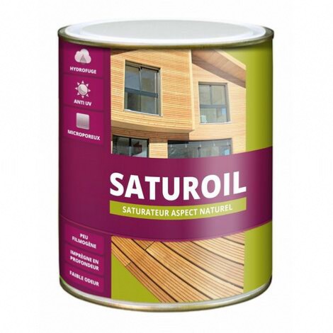 LP Saturateur bois incolore ou teinté SATUROIL 5L Incolore