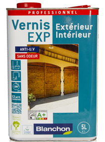 Vernis EXP de Blanchon pour bois extérieurs et intérieurs