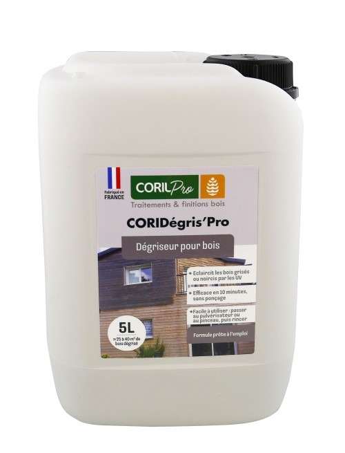 CORIL Dégriseur bois CORIDégris'Pro PE 5L