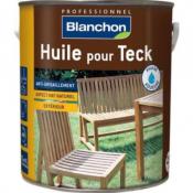 BLANCHON Huile pour teck et bois exotiques 2,5L