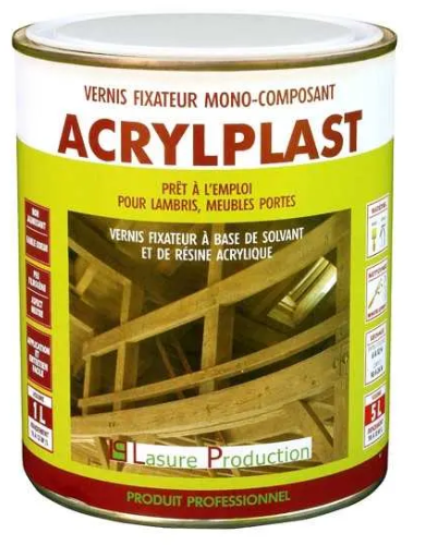 Vernis ACRYLPLAST de Lasure Production 5L Mat
