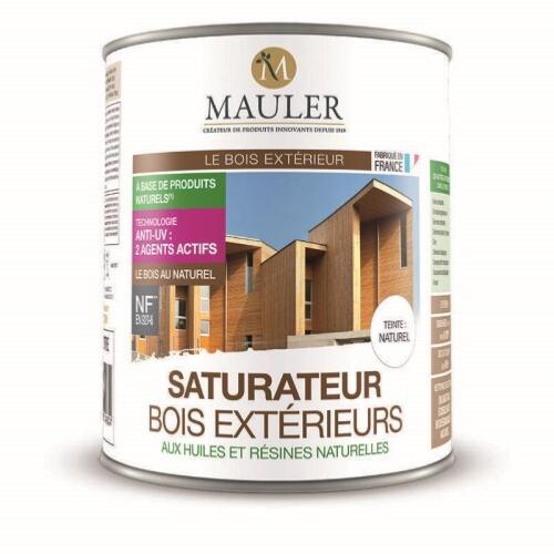 MAULER Saturateur bois extérieurs aux huiles et résines naturelles 1L