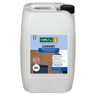 CORIL Nettoyant dégraissant pour bois et composites CORINET 20L