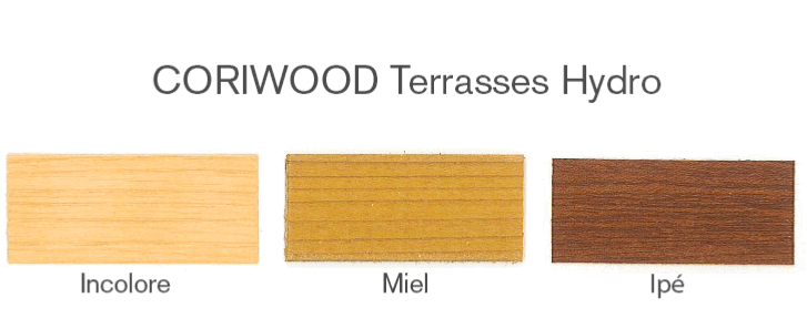 Saturateur bois monocouche CORIWOOD Terrasses 1L