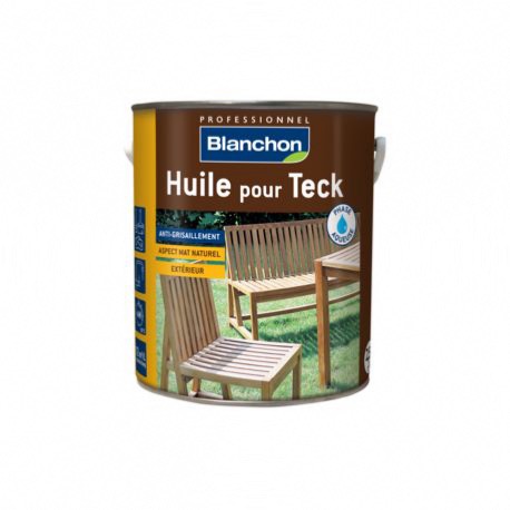  Huile  pour teck  et bois exotiques de BLANCHON 2 5L