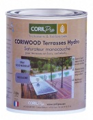 CORIL Saturateur bois monocouche CORIWOOD Terrasses Hydro 1L