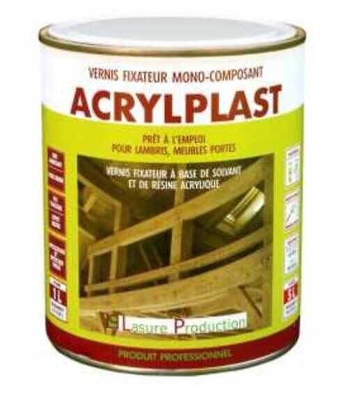 Vernis ACRYLPLAST de Lasure Production 25L Mat